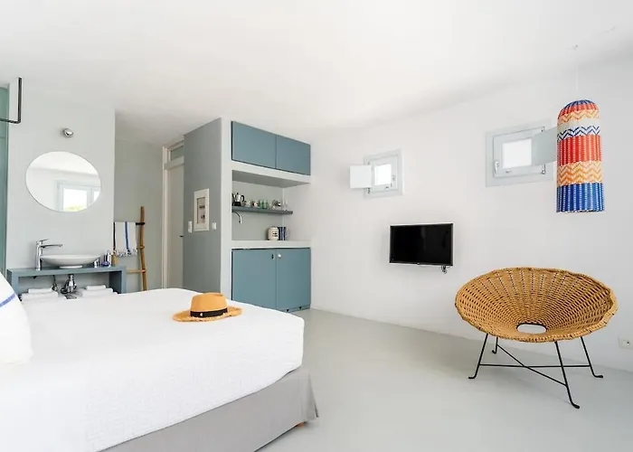 Tatil Evi Bougainvilla Mykonos Agios Ioannis Diakoftis